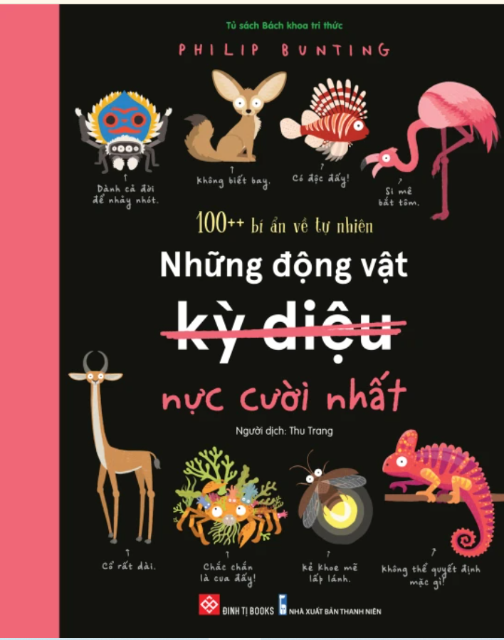 Sách 100++ bí ẩn về tự nhiên – Những động vật kỳ diệu nực cười nhất
