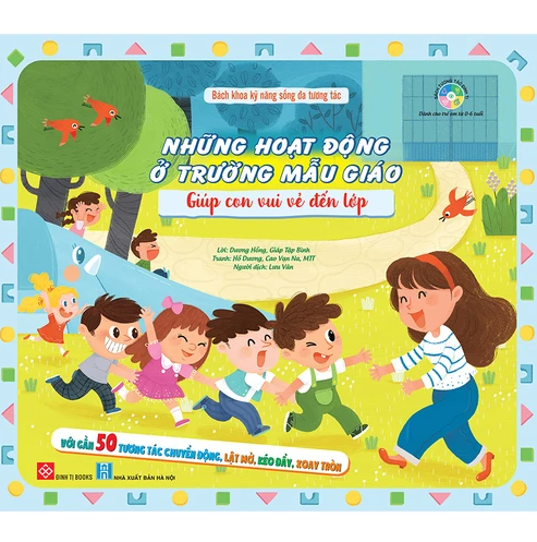 Sách Những hoạt động ở trường mẫu giáo giúp con vui vẻ đến lớp