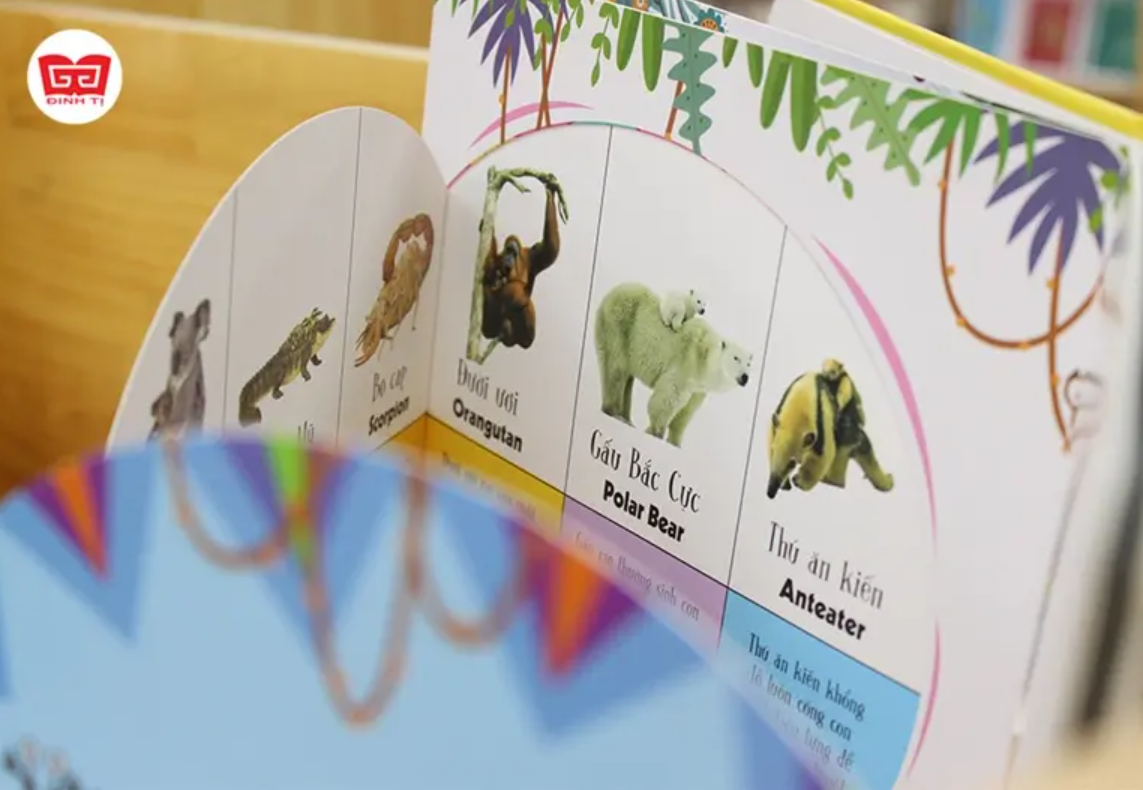 Sách Lật Mở Khám Phá: First 100 Animals – 100 Từ Đầu Tiên Về Các Loài Động Vật