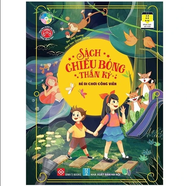 Sách chiếu bóng thần kỳ – Bé đi chơi công viên