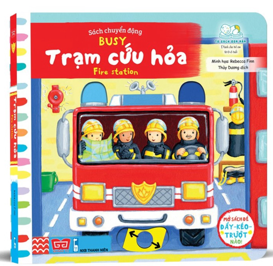 Sách chuyển động – Busy – Fire station – Trạm cứu hỏa