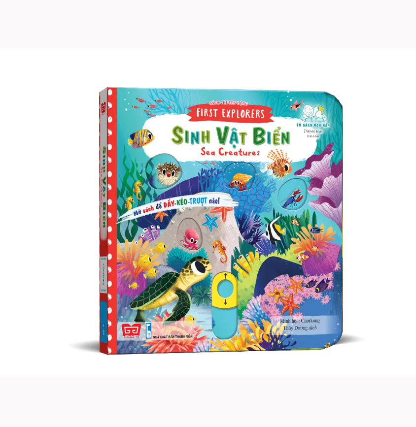 Sách chuyển động – First explorers – Sea creatures – Sinh vật biển