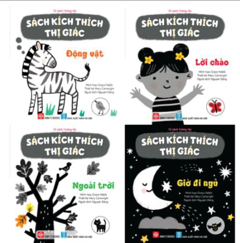 Sách kích thích thị giác ( combo 4 cuốn )