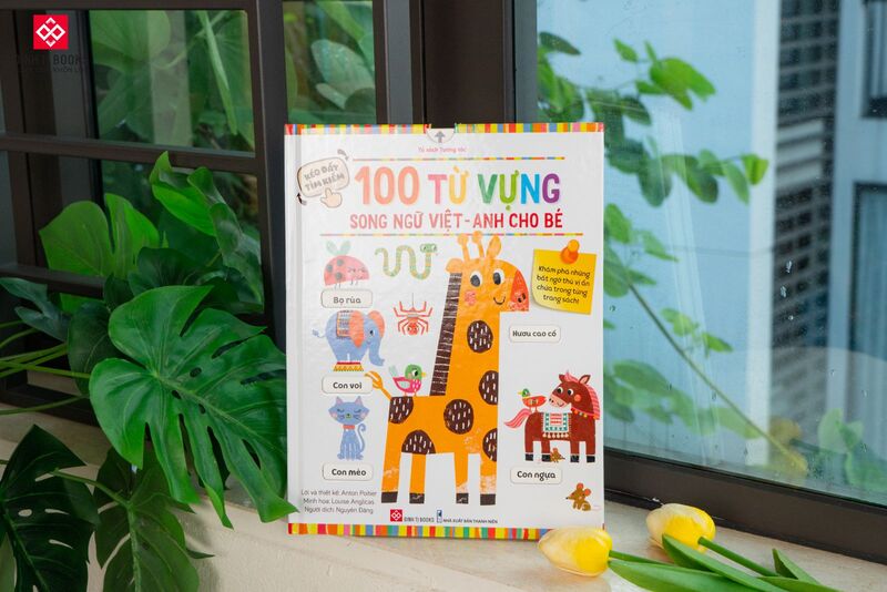 sach tuong tac keo day tim kiem 100 tu vung song ngu viet anh cho be1 - Vinakitchen