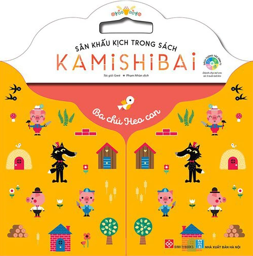 san khau kich trong sach kamishibai ba chu heo con - Vinakitchen