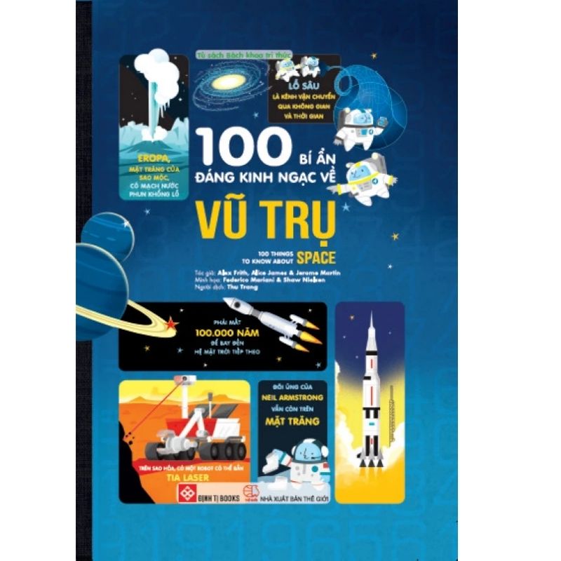 Sách 100 bí ẩn đáng kinh ngạc về Vũ trụ
