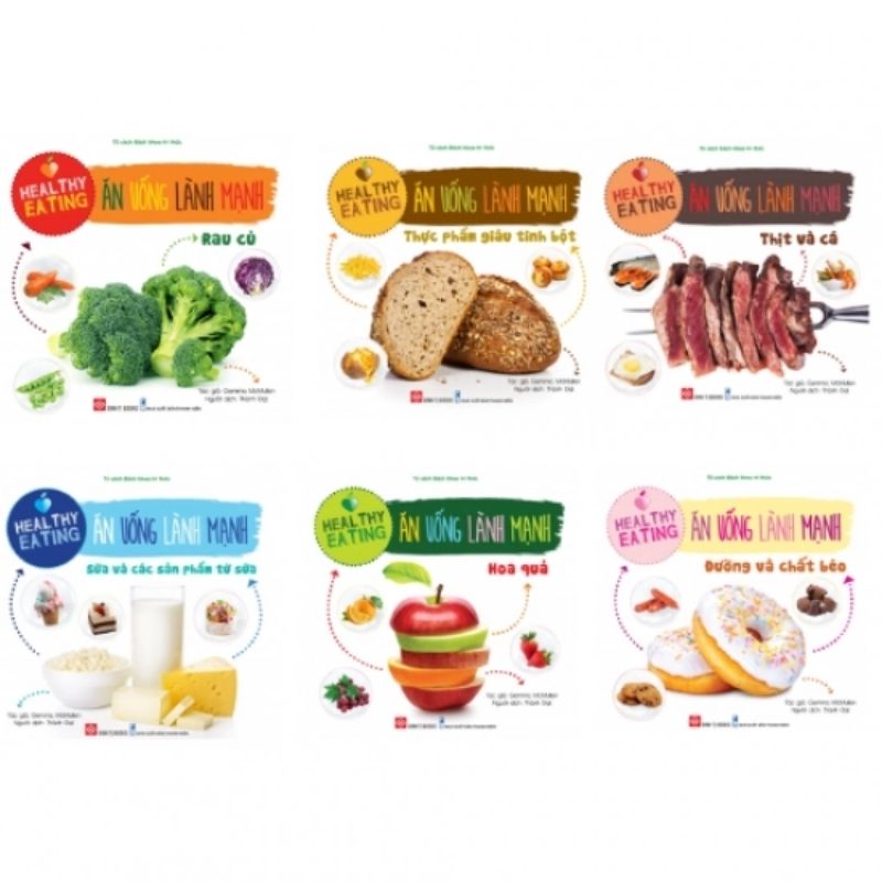 Combo 6 tập Healthy eating – Ăn uống lành mạnh