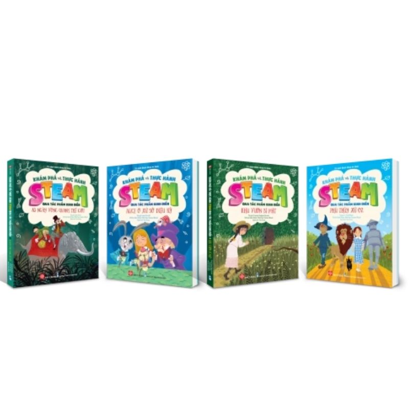 Combo 4 tập Khám phá và thực hành STEAM qua tác phẩm kinh điển