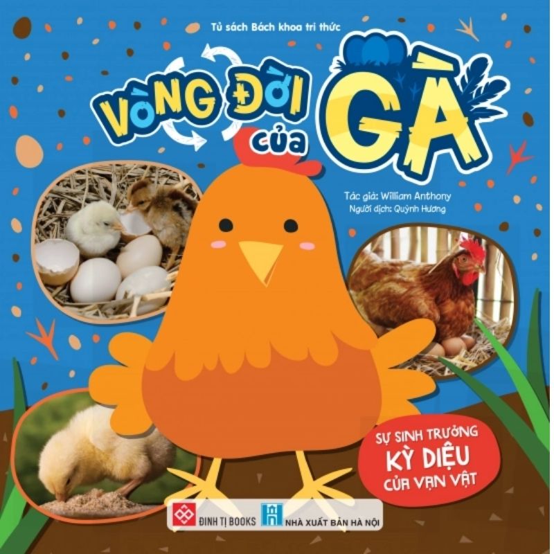 Sách Sự sinh trưởng kỳ diệu của vạn vật – Vòng đời của gà