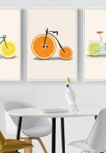 Tranh Treo Tường Phòng Ăn Nghệ Thuật 06 (3 Tấm 40×60 Cm)