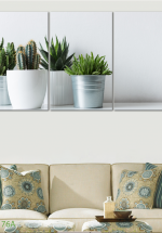Tranh Treo Tường Phòng Ăn Nghệ Thuật 09 (3 Tấm 40×60 Cm)