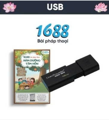 USB Pháp Thoại – Thư Viện 1688 Bài Hàm Dưỡng Tâm Hồn