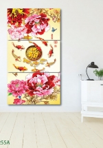 Tranh Treo Tường Cá Nghệ Thuật 13 (3 Tấm 40×60 Cm)