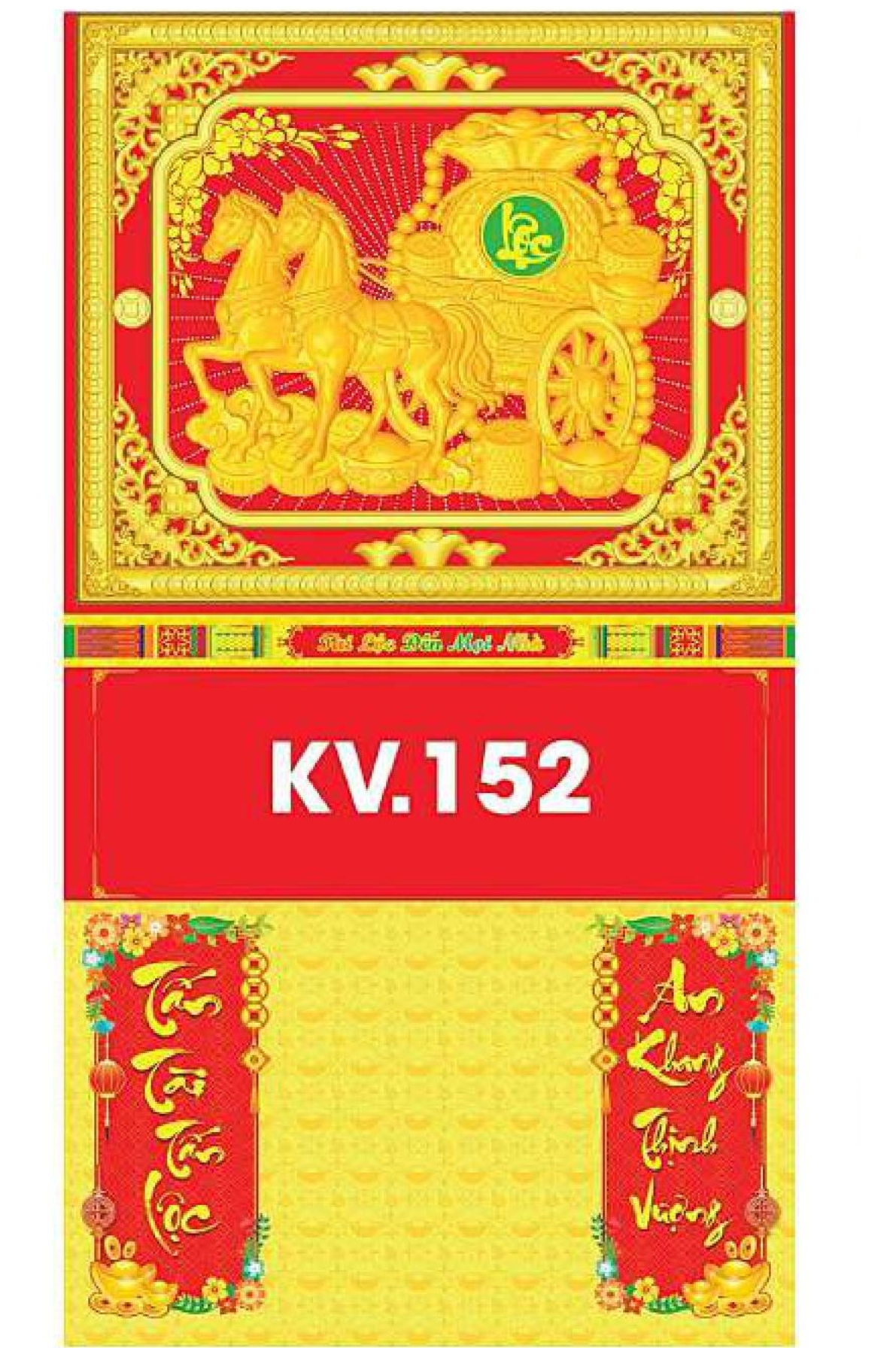 17 Mẫu Bìa Lịch 2026 Khung Vàng Dán Nổi (35×63 cm) – NSKV152 – NSKV168