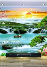 Tranh Phong Cảnh Thác Mùa Xuân – NS2612