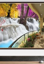 Tranh Thác Nước Nghệ Thuật – NS2596