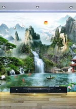 Tranh Thác Nước Phong Thủy – TP2595