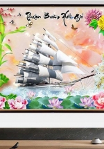Tranh Thuận Buồm Xuôi Gió – NS253