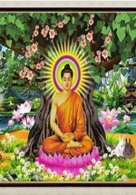 Tranh Phật Dưới Cây Bồ Đề – NS1016