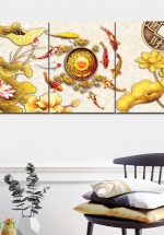 Tranh Treo Tường Cá Nghệ Thuật 20 (3 Tấm 40×60 Cm)