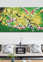 Tranh Treo Tường Cá Nghệ Thuật 23 (3 Tấm 40×60 Cm)
