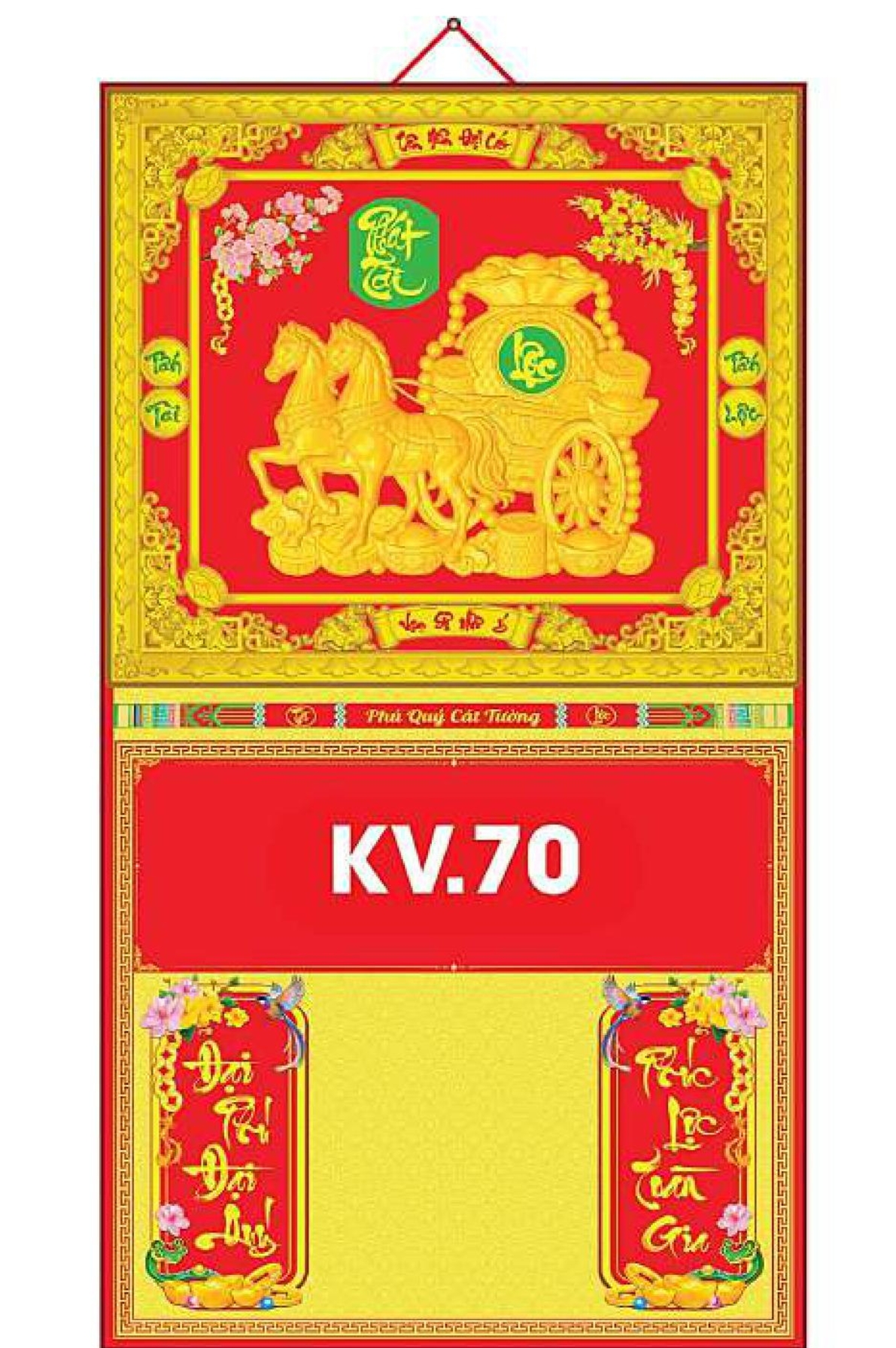 24 Mẫu Bìa Lịch 2026 Khung Vàng Dán Nổi (40×72 cm) – NSKV70 – NSKV93