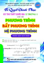 Bí Quyết Chinh Phục Kì Thi THPT QG 2 Trong 1 Phương Trình, Bất Phương Trình, Hệ Phương Trình