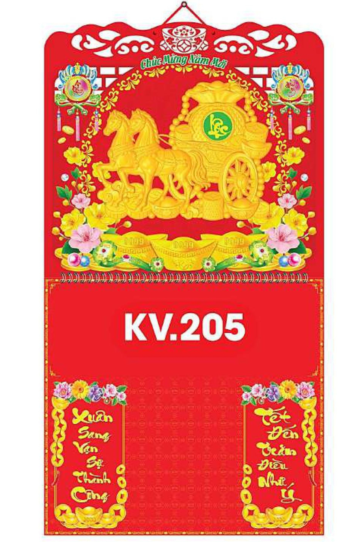 3 Mẫu Bìa Lịch 2026 Lò Xo Dán Nổi (37×70 cm) – NSKV205 – NSKV207 (Tuỳ Chọn 19 Mẫu Hình Nổi Và 5 Chân Bìa)