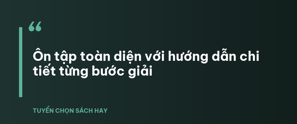 Ôn tập toàn diện với hướng dẫn chi tiết từng bước giải