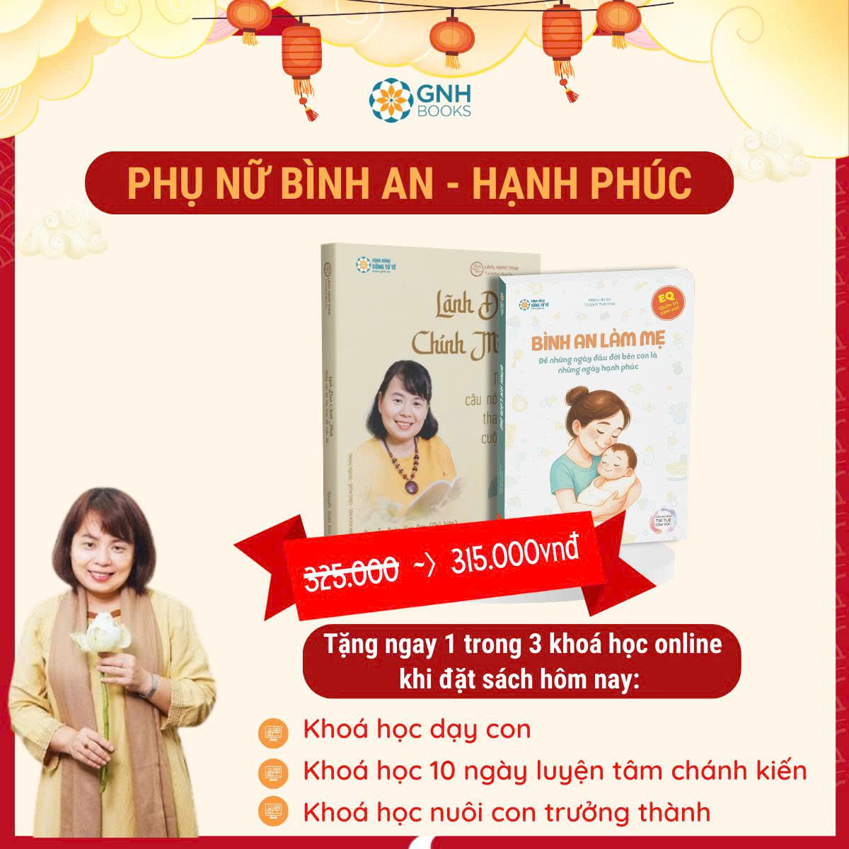 Combo Sách Phụ Nữ Bình An – Hạnh Phúc