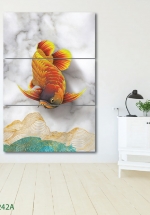Tranh Treo Tường Cá Nghệ Thuật 37 (3 Tấm 40×60 Cm)