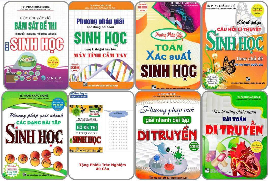 Combo Sinh Học Của Tác Giả Phan Khắc Nghệ (Bộ 8 Cuốn)