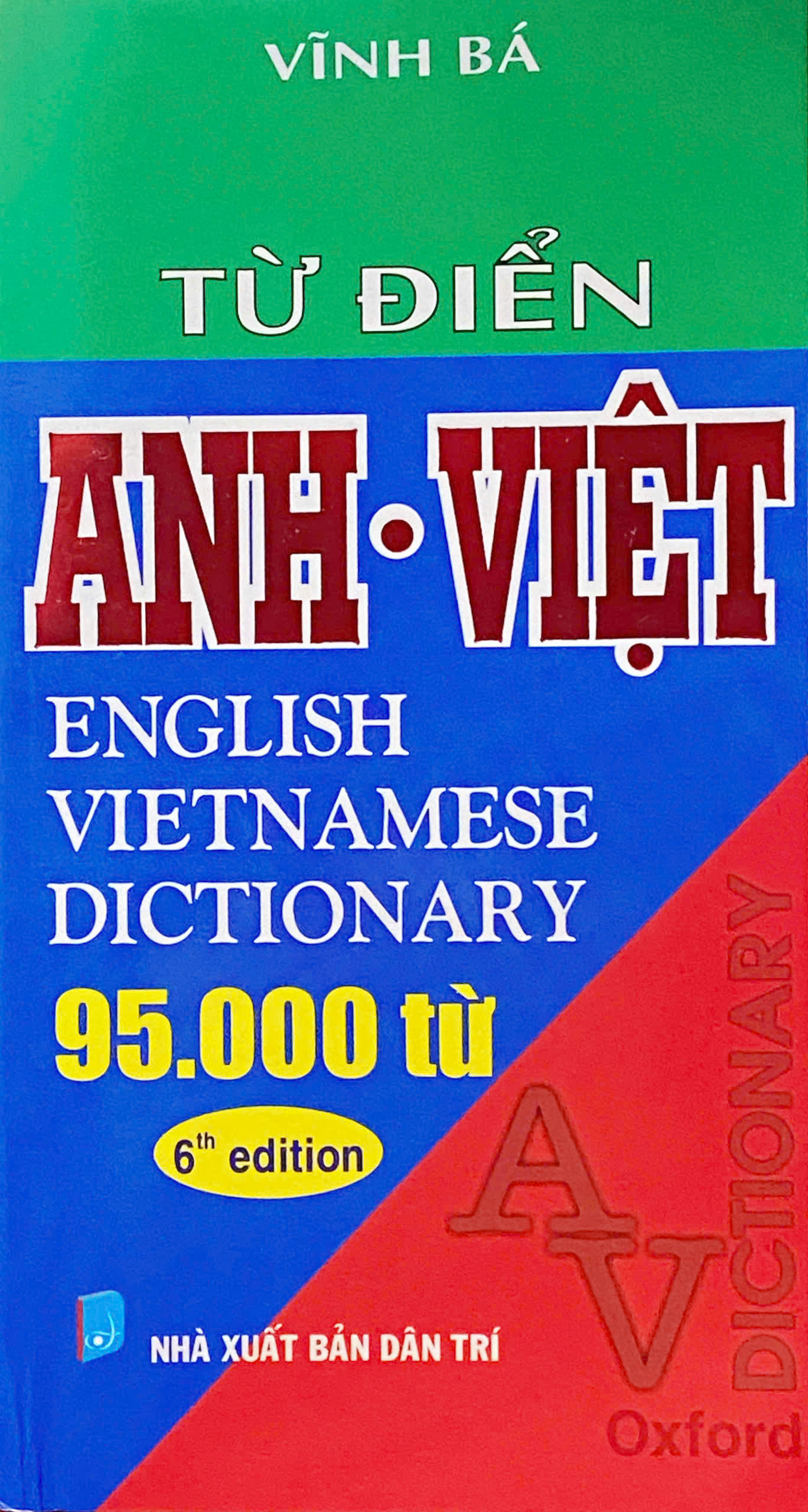 Từ Điển Anh – Việt 95000 Từ (Bìa Mềm)