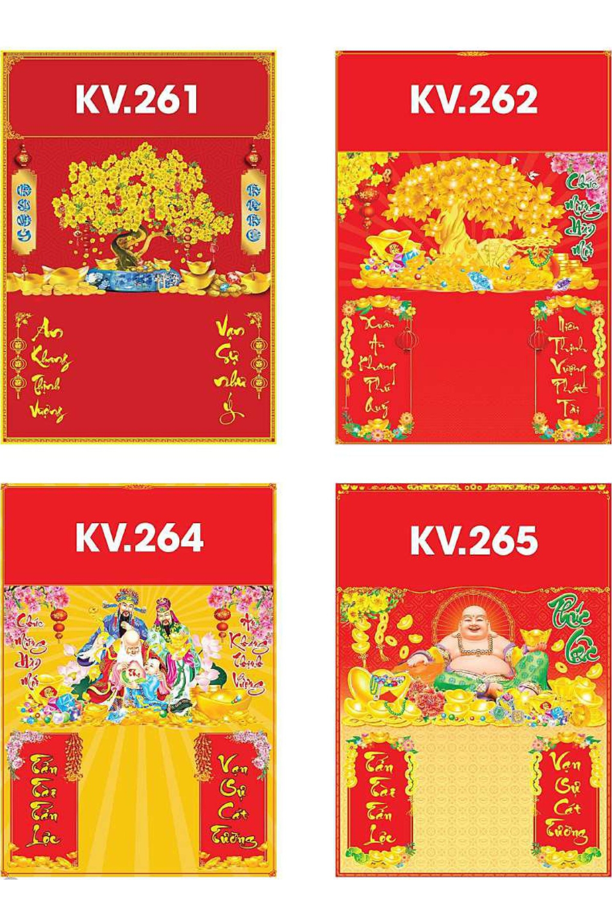 6 Mẫu Bìa Lịch 2026 In Offset Gắn Bloc (35×50 cm) – TVKV261 – TVKV266