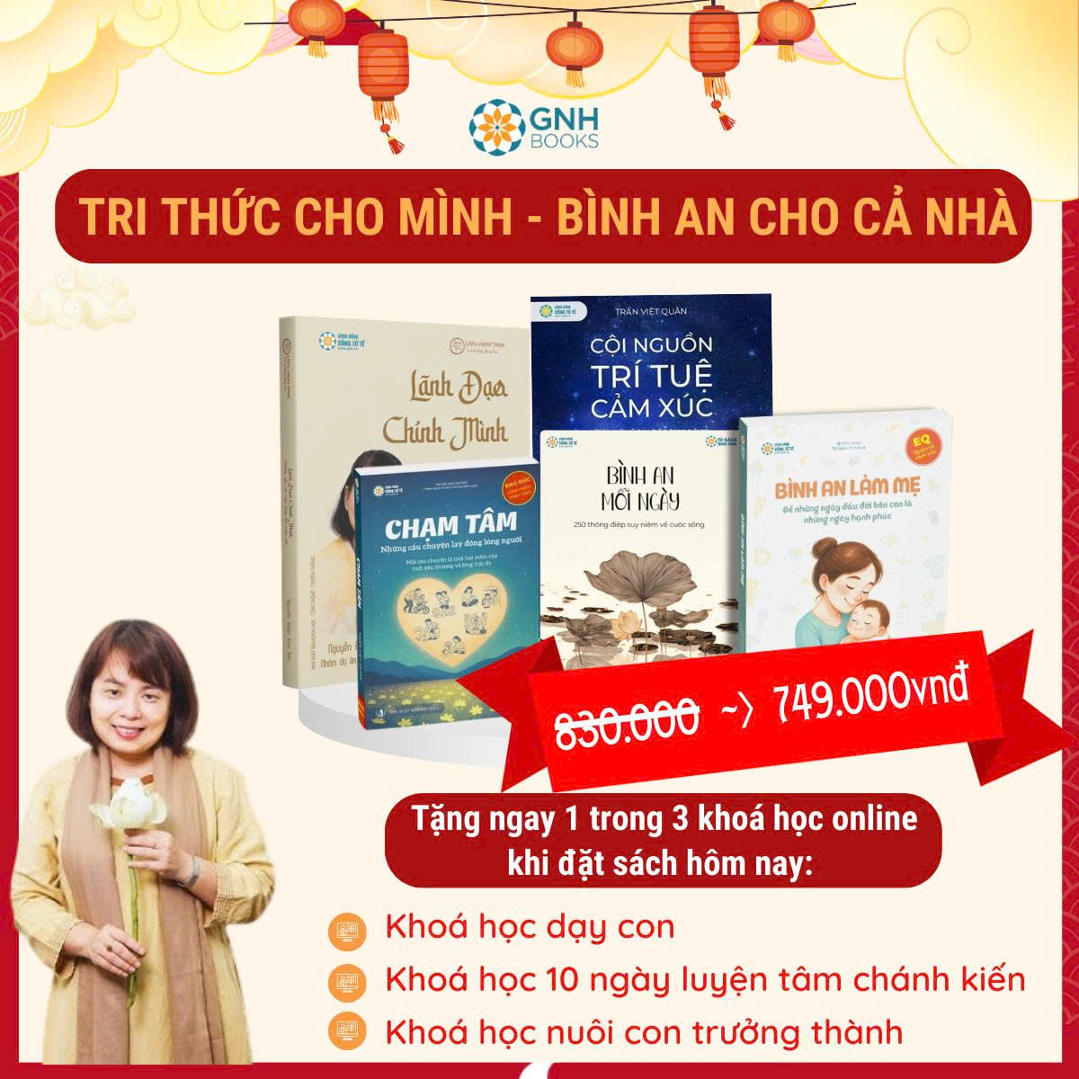 Combo Sách Tri Thức Cho Mình – Bình An Cho Cả Nhà