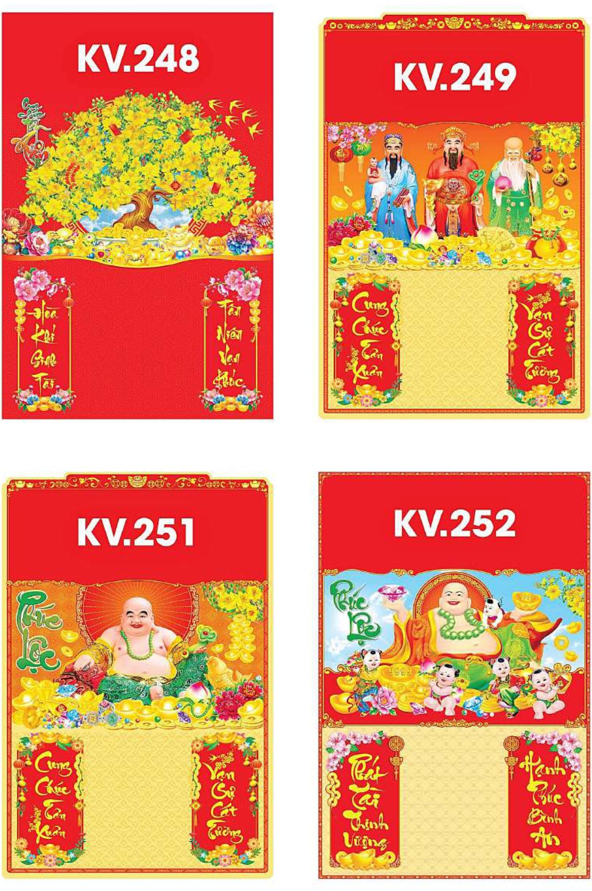 9 Mẫu Bìa Lịch 2026 In Offset Gắn Bloc (40×60 cm) – NSKV248 – NSKV256