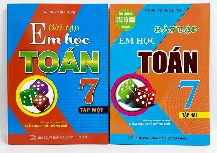 Combo Bài Tập Em Học Toán Lớp 7 (Dùng Chung Cho Các Bộ SGK Mới Hiện Hành) (Bộ 2 Cuốn)