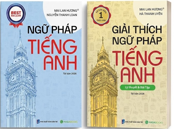Combo Sách Mai Lan Hương: Ngữ Pháp Tiếng Anh + Giải Thích Ngữ Pháp Tiếng Anh (HASA) (Bộ 2 Cuốn)