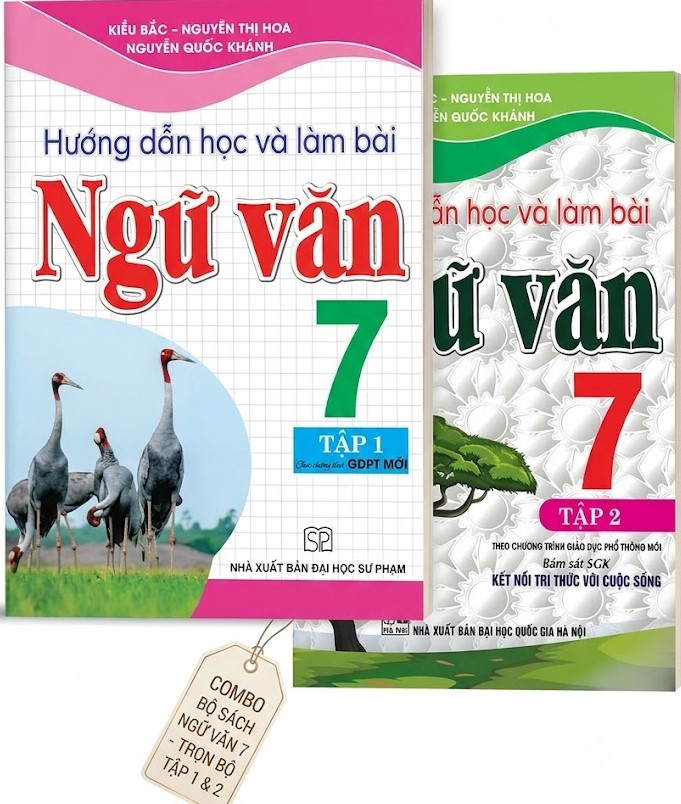 Combo Hướng Dẫn Học Và Làm Bài Ngữ Văn 7 (Bám Sát SGK Kết Nối Tri Thức Với Cuộc Sống) (Bộ 2 Cuốn)