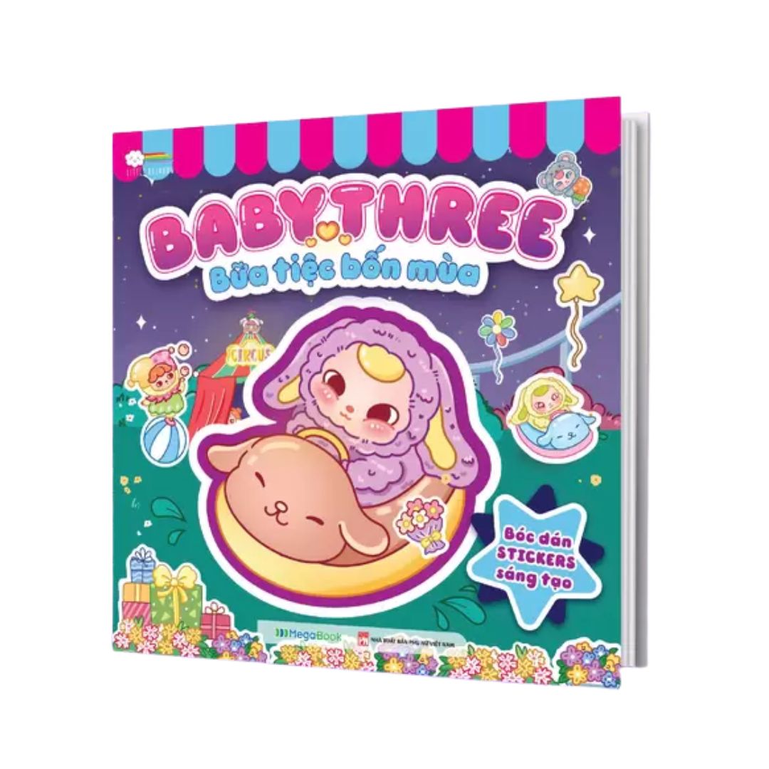 Baby Three – Bữa Tiệc Bốn Mùa (160+ Stickers Dễ Thương)