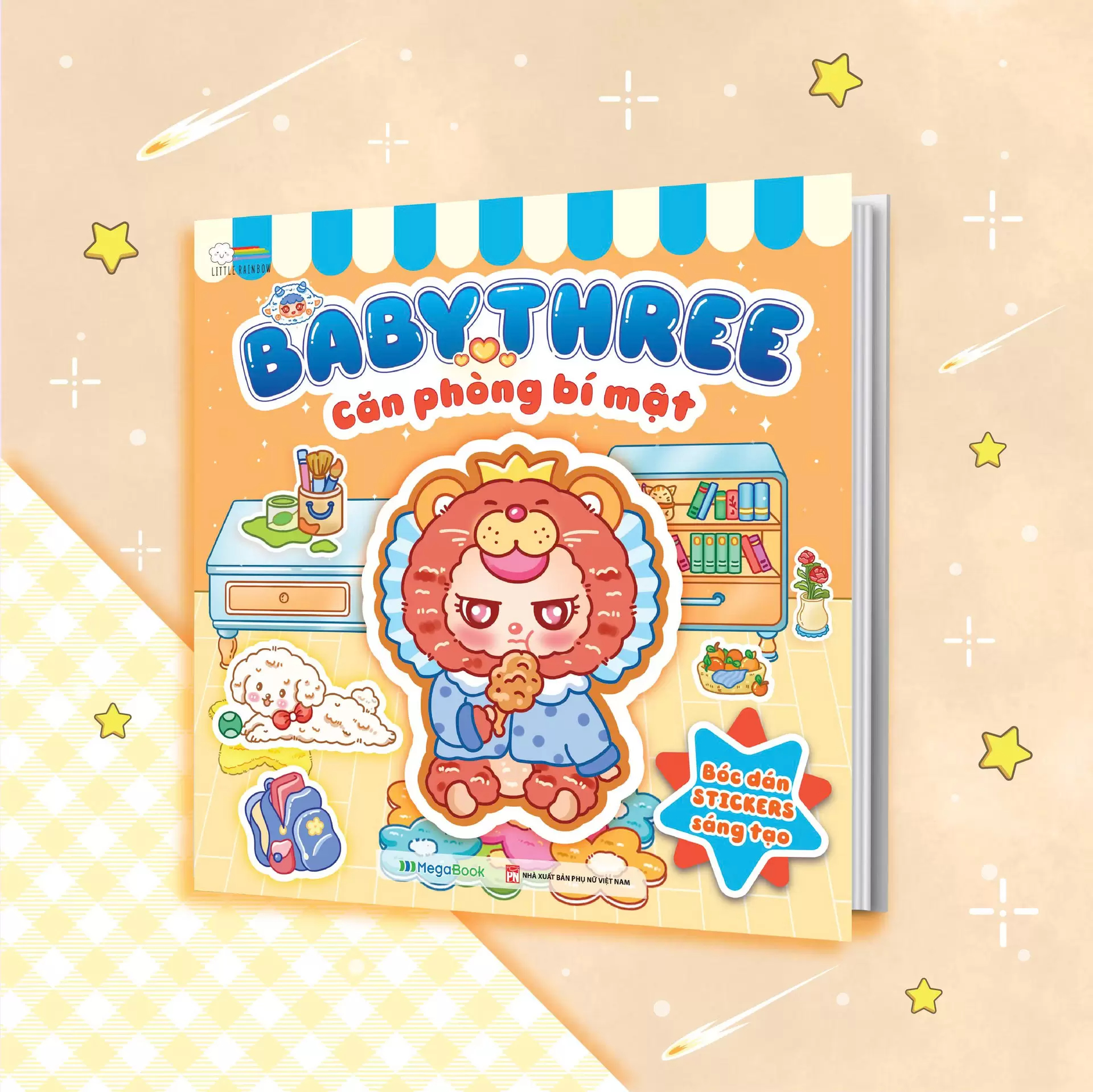 Baby Three – Căn Phòng Bí Mật (160+ Stickers Dễ Thương)