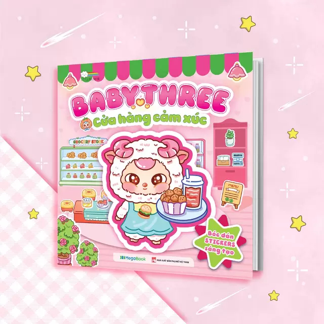 Baby Three – Cửa Hàng Cảm Xúc (160+ Stickers Dễ Thương)