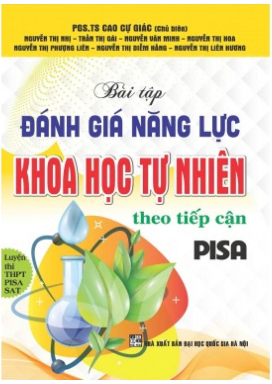 Bài Tập Đánh Giá Năng Lực Khoa Học Tự Nhiên Theo Tiếp Cận PISA