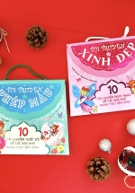 Bộ 2 Túi Truyện Phép Màu – 10 Câu Chuyện Tuyệt Vời Để Các Bạn Nhỏ Mang Theo Bên Mình (Túi Màu Hồng + Túi Màu Xanh)