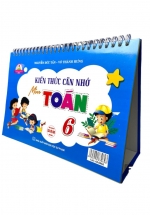Bộ Lịch Kiến Thức Cần Nhớ Môn Toán 6 (Dùng Chung Các Bộ SGK Hiện Hành)