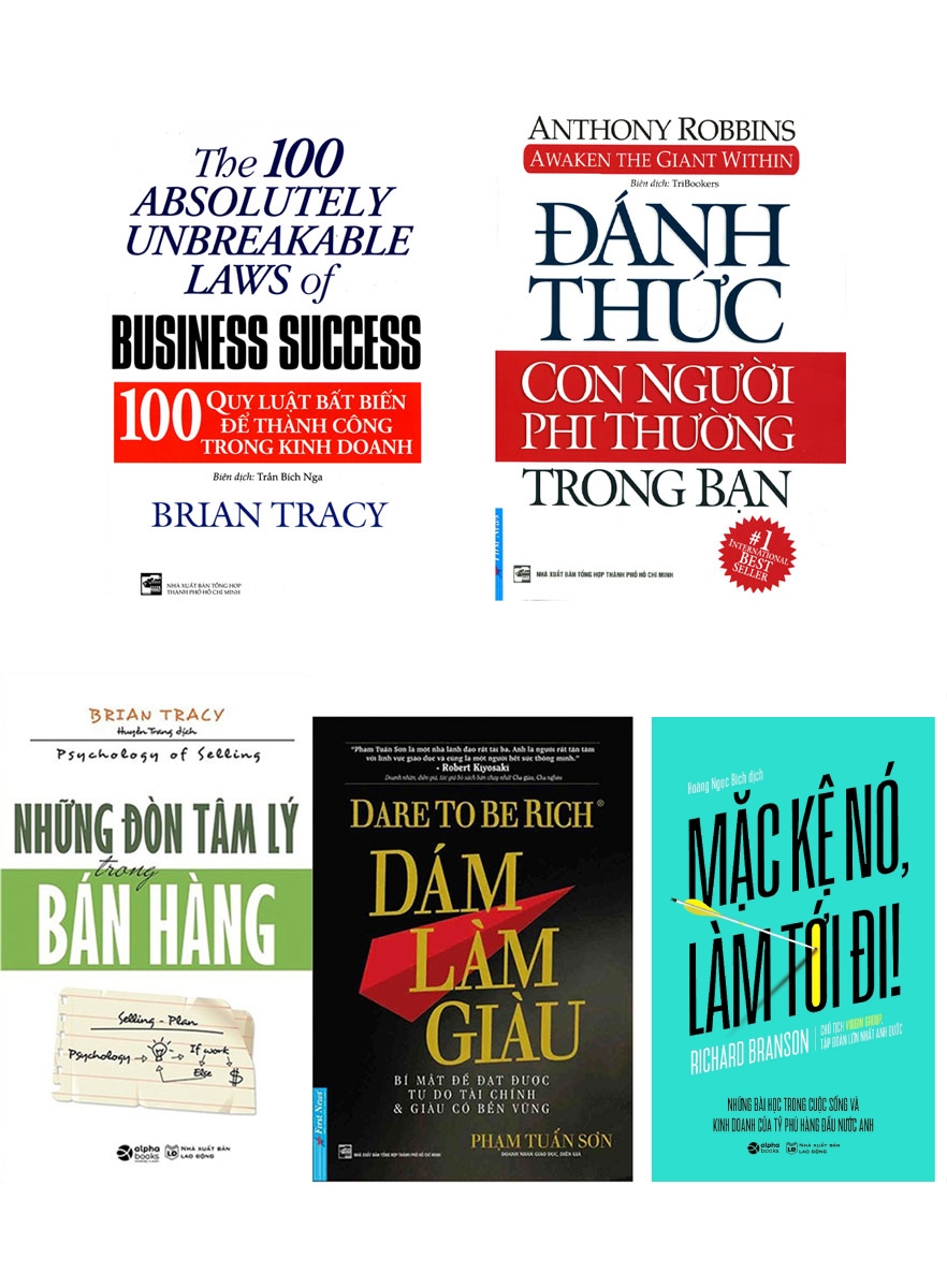 Bộ Sách Lời Khuyên Kinh Doanh – Phần 1 (Bộ 5 Cuốn)