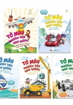 Bộ Sách Tô Màu Phương Tiện Giao Thông (Bộ 5 Cuốn)