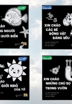 Bộ Sách Tương Phản – Kích Thích Thị Giác Trẻ Sơ Sinh (Bộ 4 Cuốn)