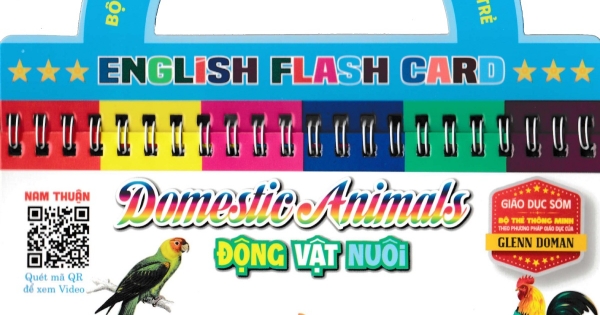 Bộ Thẻ Học Tiếng Anh – Phát Triển Trí Tuệ Cho Trẻ: Động Vật Nuôi