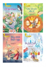 Bộ Truyện Song Ngữ Anh – Việt Dành Cho Trẻ Từ 3 Tuổi: Bà Chúa Tuyết + Bầy Chim Thiên Nga + Chú Vịt Con Xấu Xí + Cô Bé Tí Hon (Bộ 4 Cuốn)